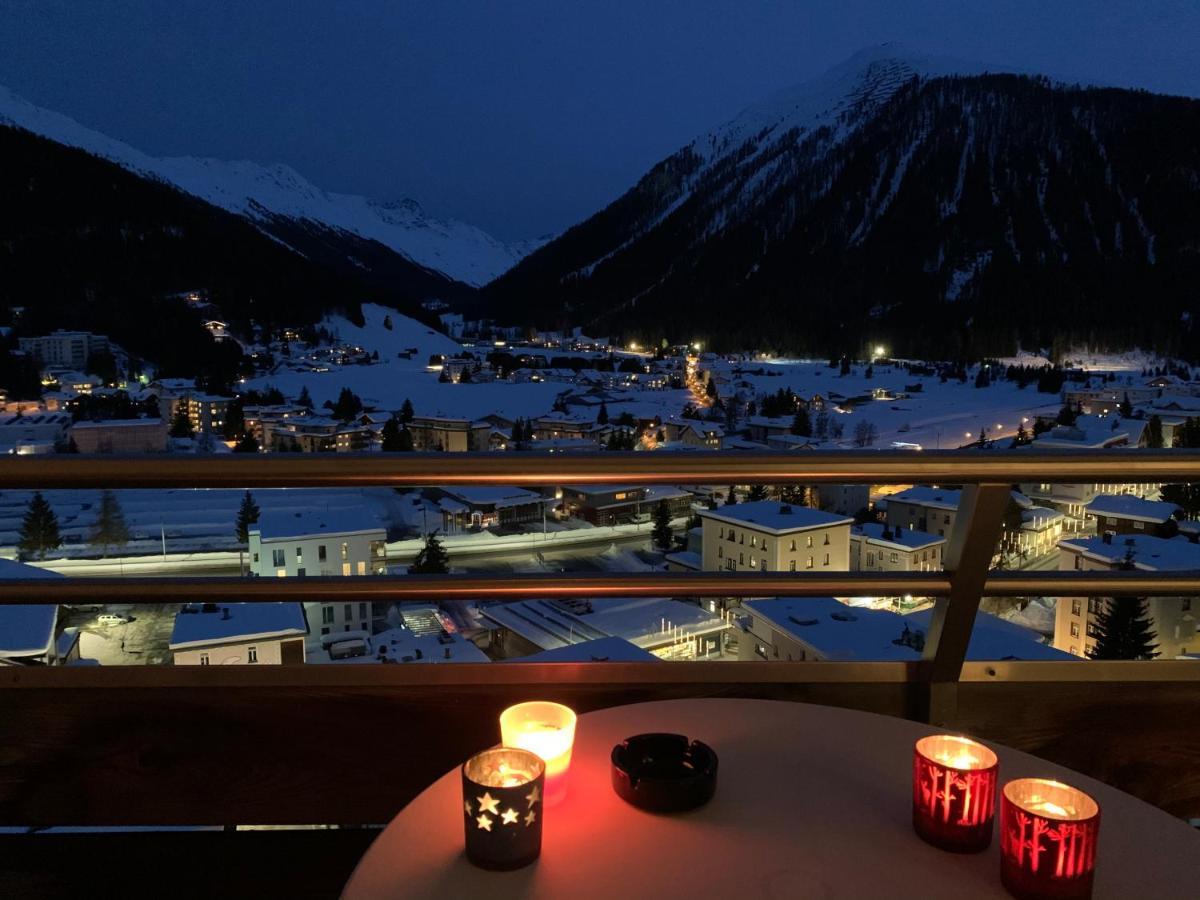 Spectacular View & Central Location In Davos Eksteriør billede