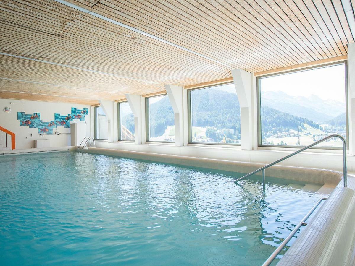 Spectacular View & Central Location In Davos Eksteriør billede