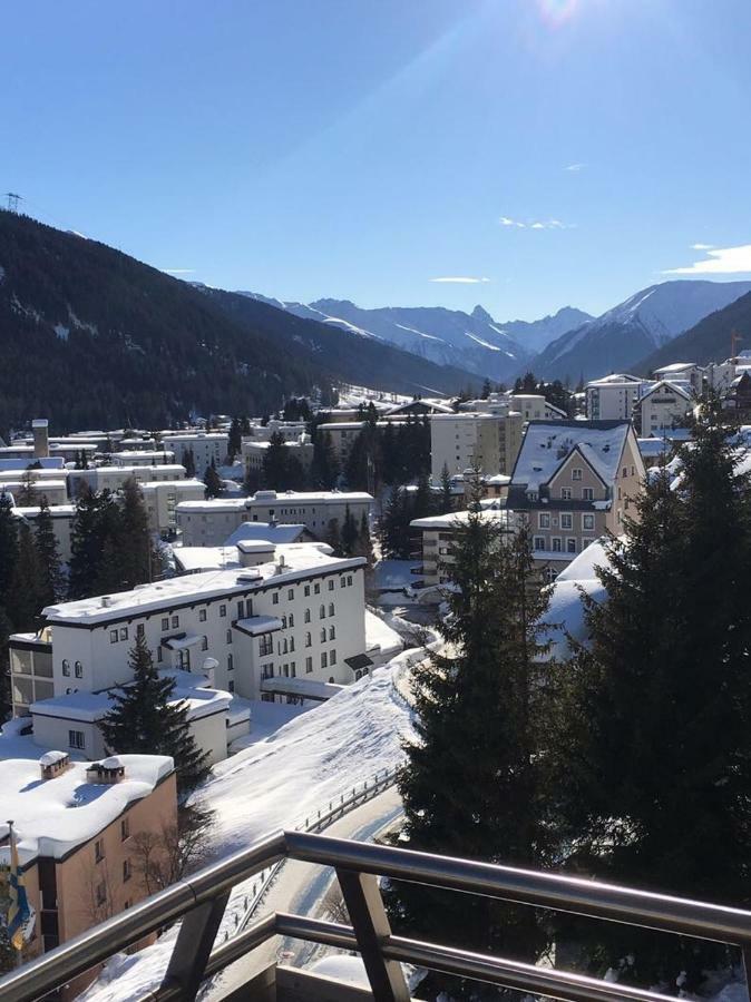 Spectacular View & Central Location In Davos Eksteriør billede